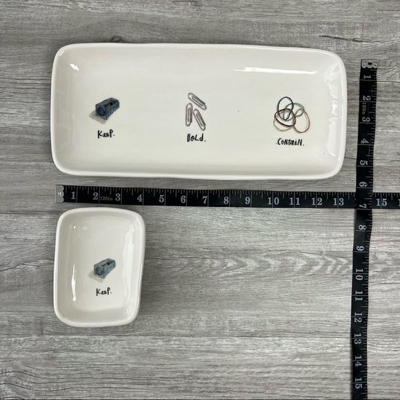 Rae Dunn Artisan Collection by Magenta Keep Hold Contain Desk Organizer set - Picture 6 of 6